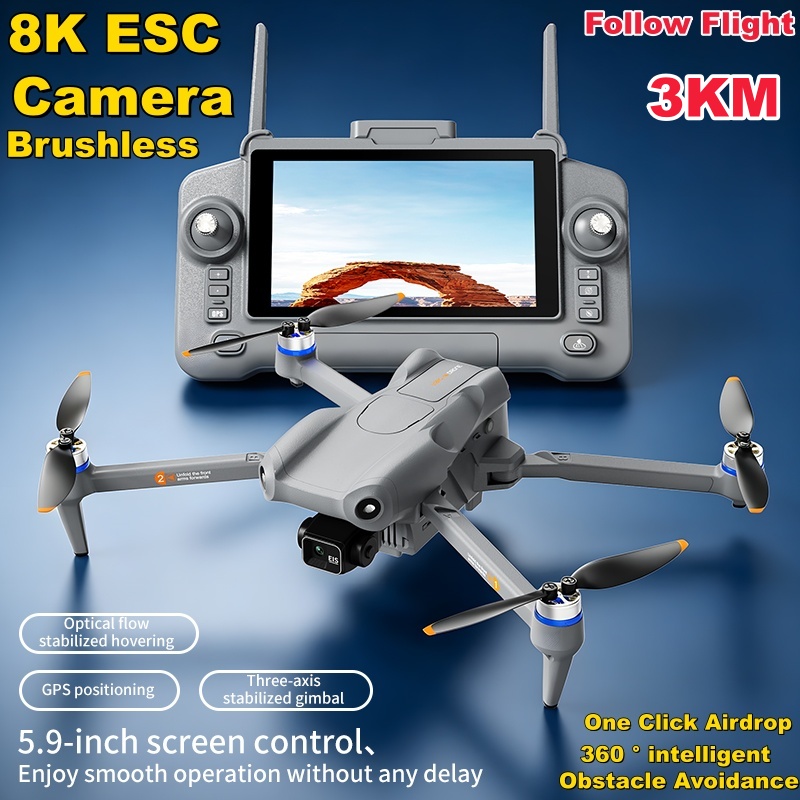5,9-Zoll-Touchscreen 3-Achsen- – Drone Camera 4K Bewertung und Preis